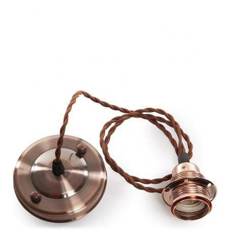 Suspension Douille Cuivre