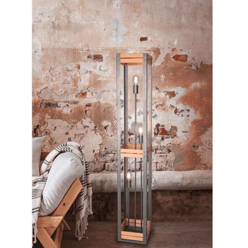 Lampadaire Bois Naturel