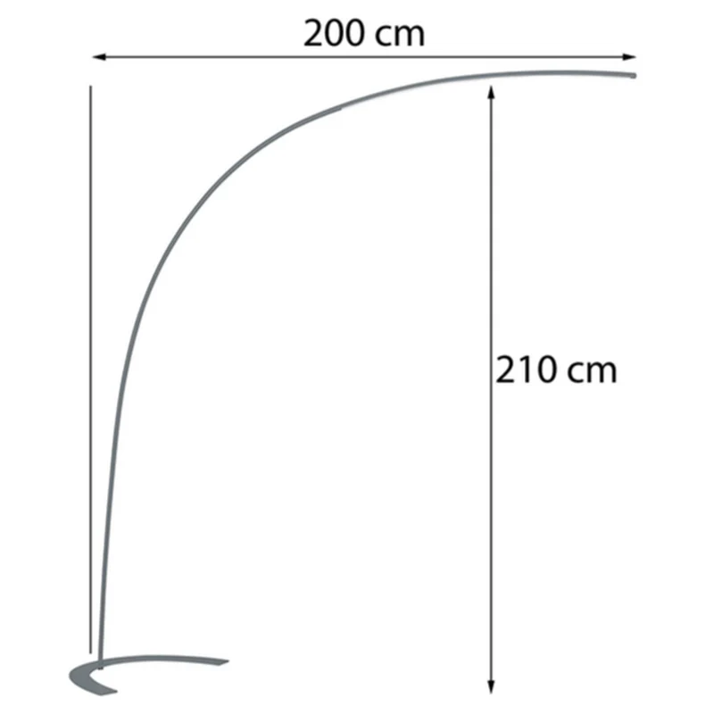 Lampadaire Arc Blanc