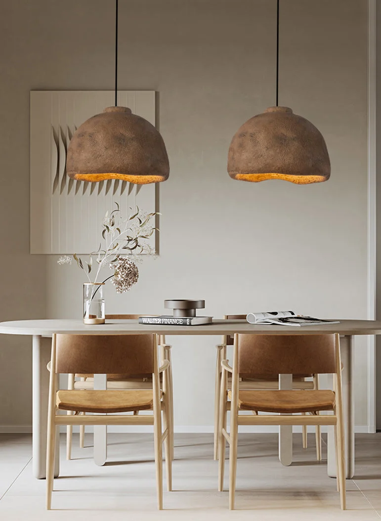 Luminaire suspendu marron ~ SABI