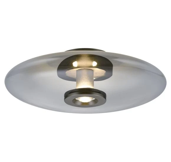 Pure Vitrum Loft-/Væglampe Ø45 - Paul Neuhaus (Røgfarvet Glas, LED)