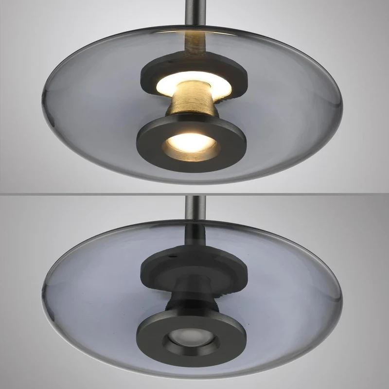 PURE VITRUM PENDEL Ø22 RØGFARVET GLAS