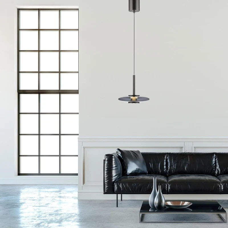 PURE VITRUM PENDEL Ø22 RØGFARVET GLAS