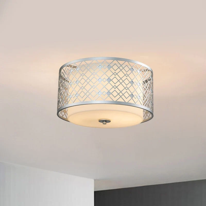 Luminaire plafonnier gris Salon