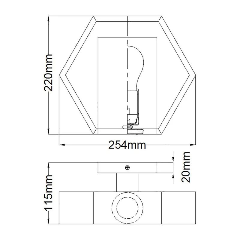 Applique noire Moderne pour Chambre