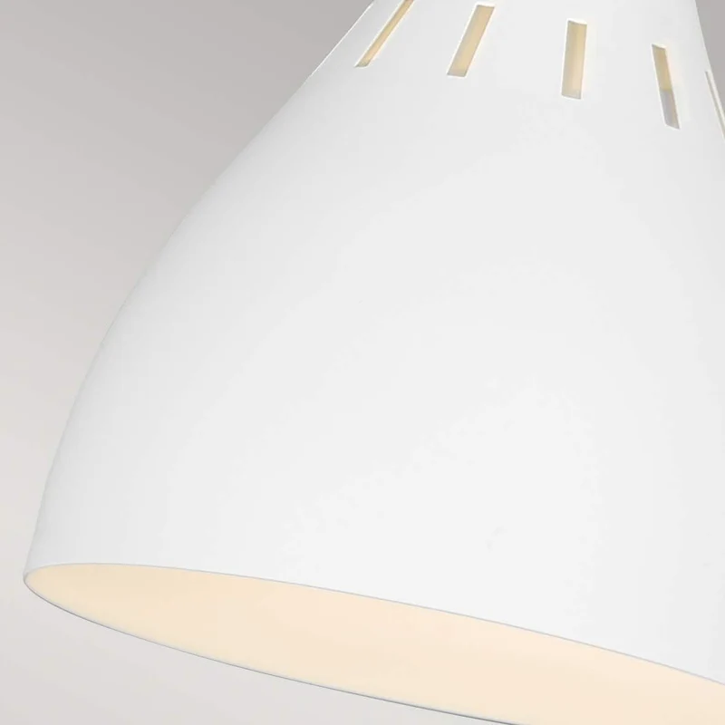Lampe bureau blanc industriel