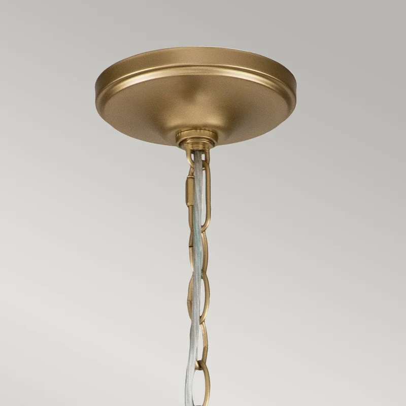 Lustre dore simple pour salon