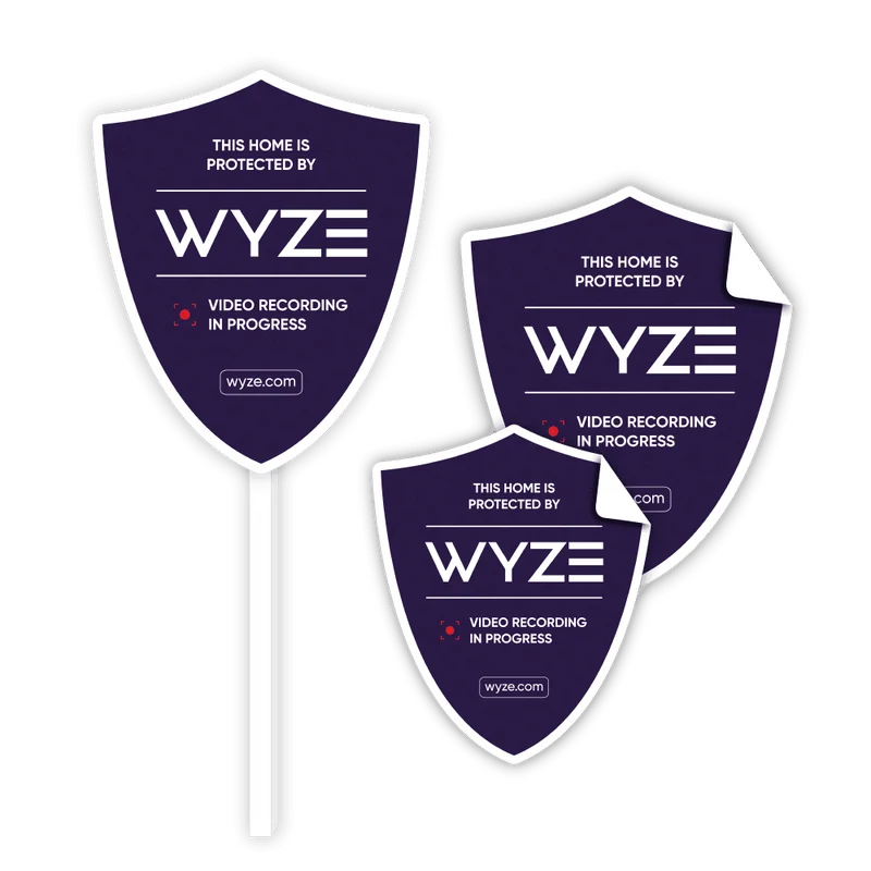 Wyze Security Yard Sign