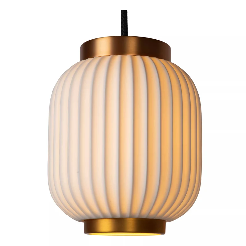 Suspensions lanternes blanc pour Salon