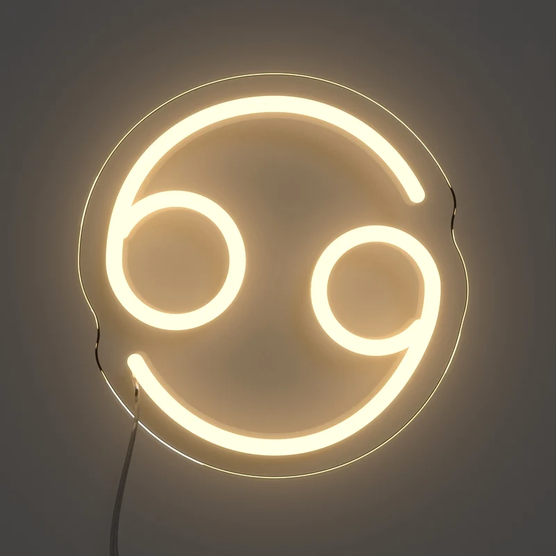 Cancer, signe en néon LED
