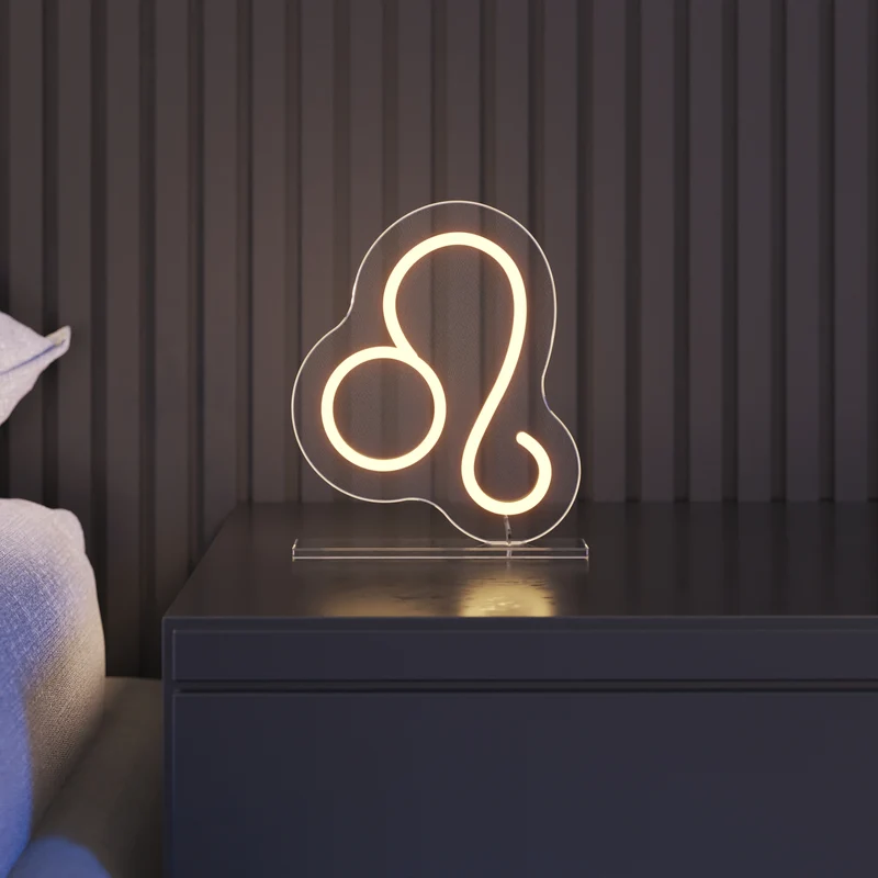 Lion, signe en néon LED