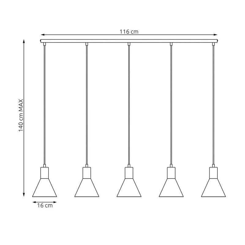 Suspensions Blanches Table de Salon