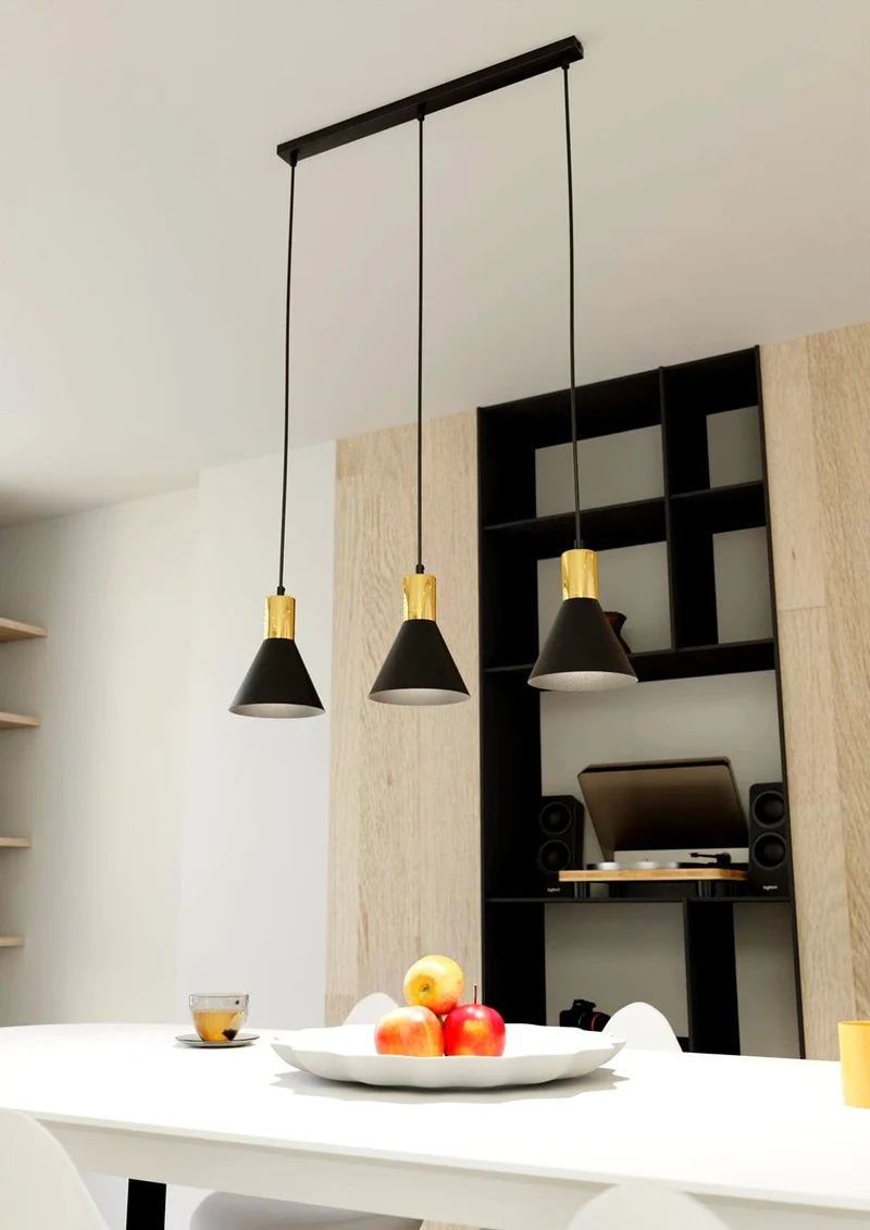 Suspensions Blanches Table de Salon