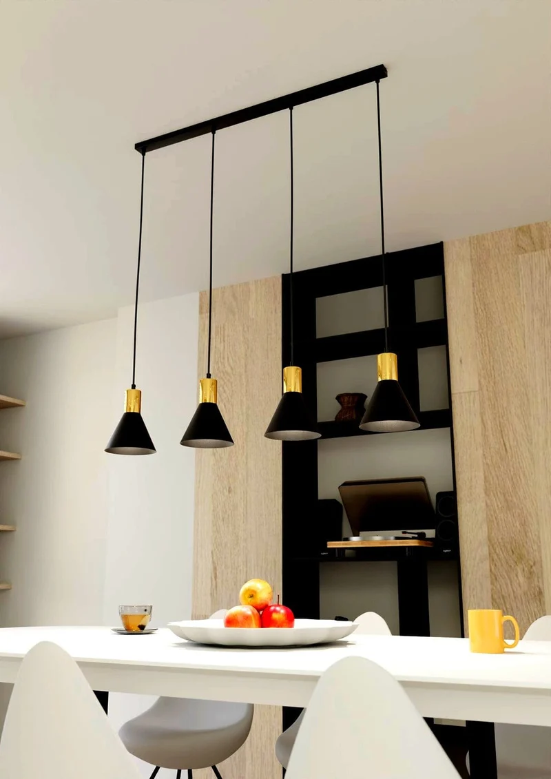 Suspensions Blanches Table de Salon