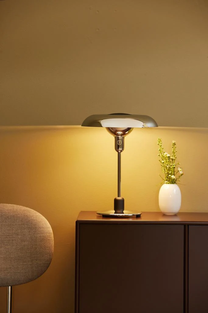 Piet Hein RA250 Bordlampe - 120 Års Jubilæumsudgave (Krom/Krom) - Piet Hein