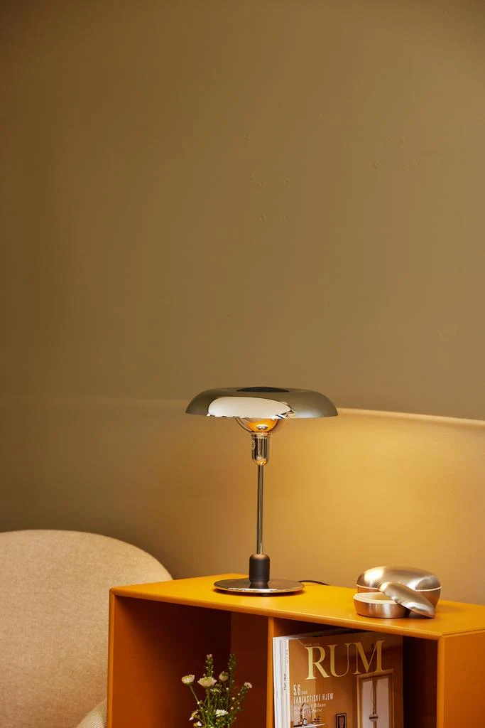 Piet Hein RA250 Bordlampe - 120 Års Jubilæumsudgave (Krom/Krom) - Piet Hein