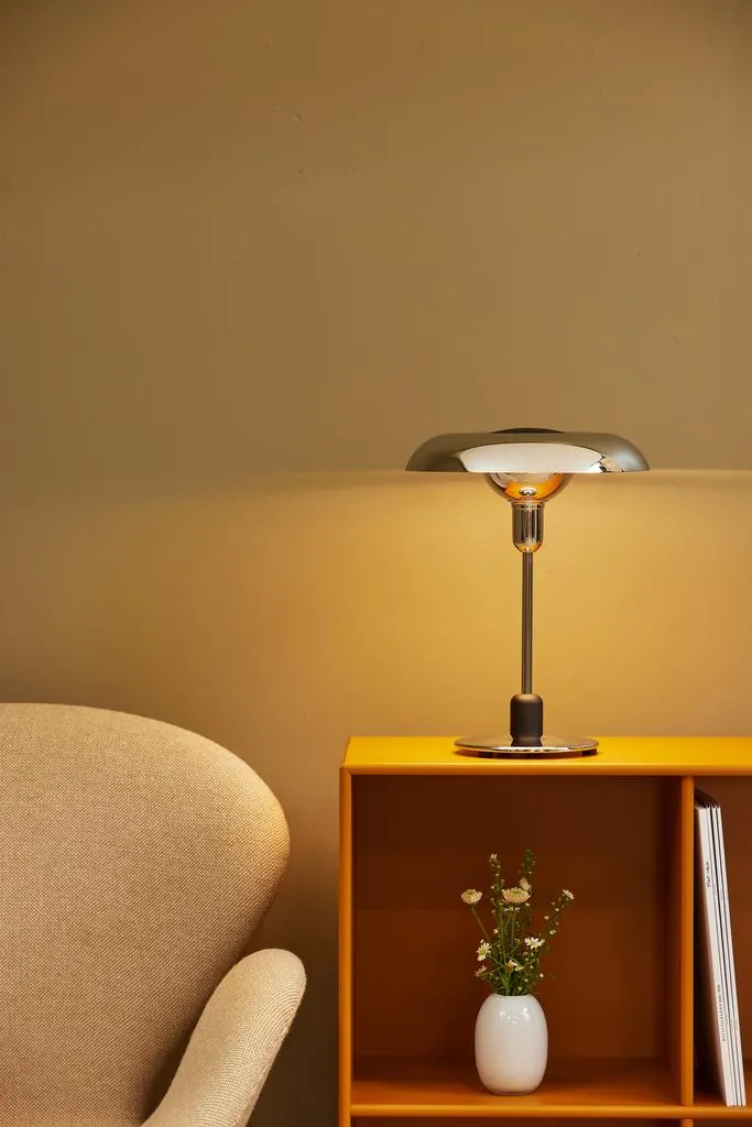 Piet Hein RA250 Bordlampe - 120 Års Jubilæumsudgave (Krom/Krom) - Piet Hein