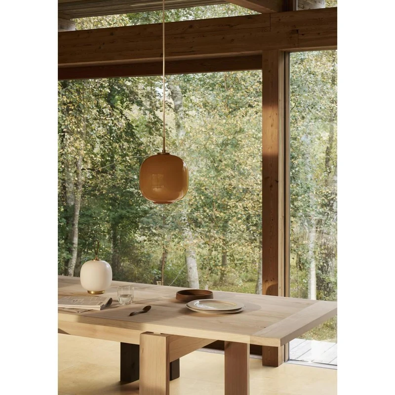 VL45 RADIOHUS - PENDEL Ø250 - AMBER GLAS