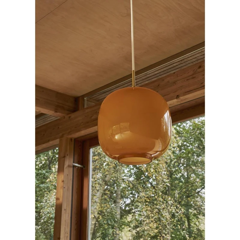 VL45 RADIOHUS - PENDEL Ø250 - AMBER GLAS