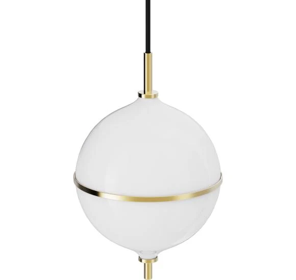 ETERNAL MOONLIGHT PENDEL Ø22 MEDIUM MED SORT STOFLEDNING