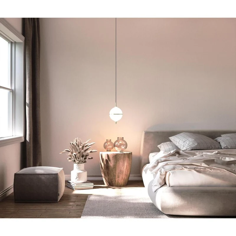 ETERNAL MOONLIGHT PENDEL Ø22 MEDIUM MED SORT STOFLEDNING