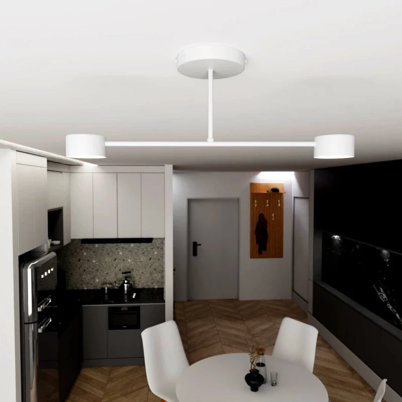 Plafonnier Noir Salle d'Eau