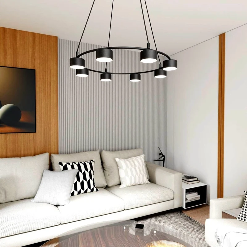 Lustre blanc pour Chambre Hotel