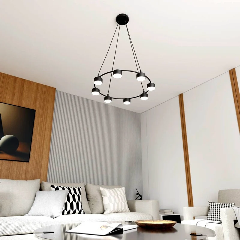 Lustre blanc pour Chambre Hotel