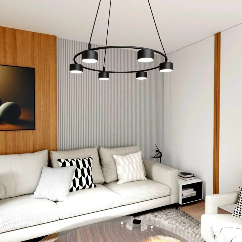 Lustre blanc pour Chambre Hotel