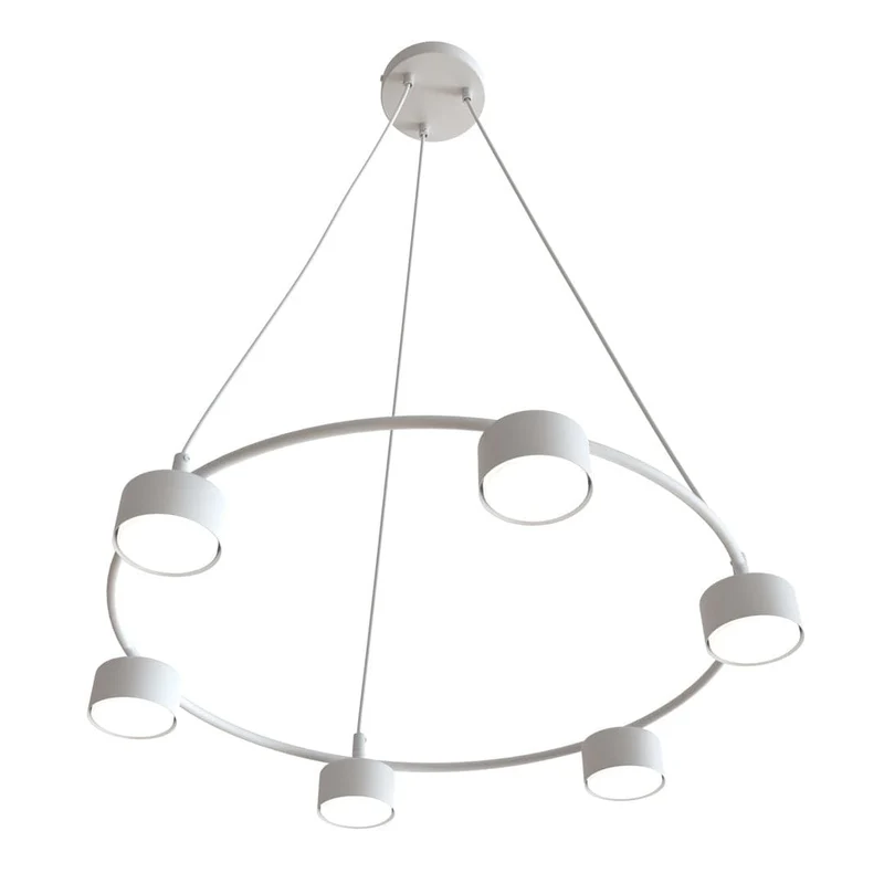 Lustre blanc pour Chambre Hotel
