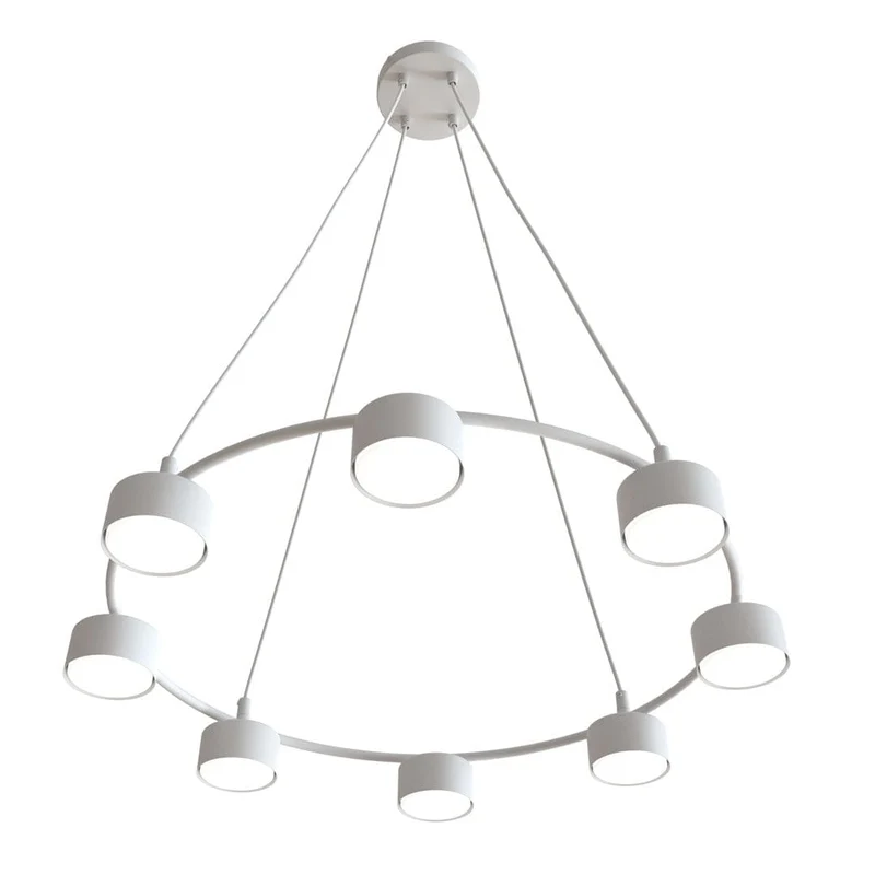 Lustre blanc pour Chambre Hotel