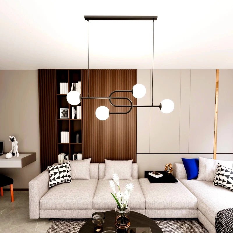 Suspension lumineuse pour Chambre minimaliste