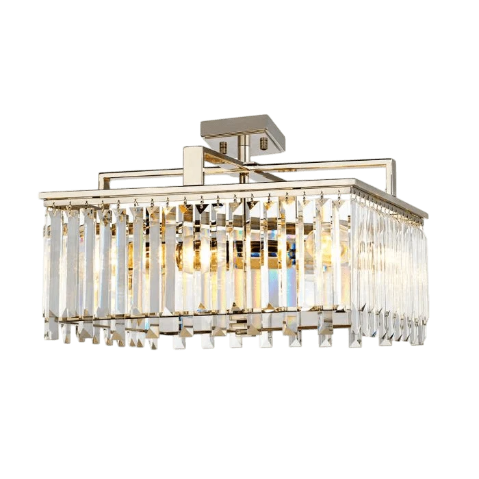 Lustre verre ajustable