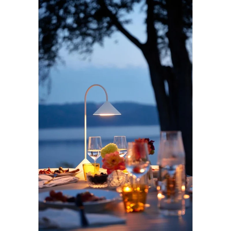 Grasp Bordlampe H47 Mat Hvid Portable