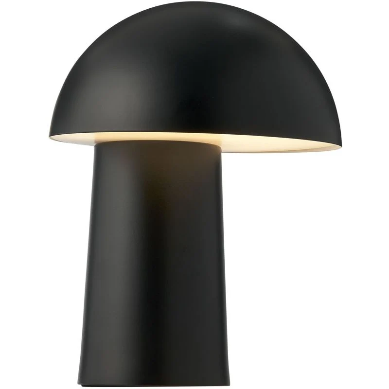 Faye Portable Bordlampe - Sort, Genopladelig LED-lampe fra Charlotte Høncke