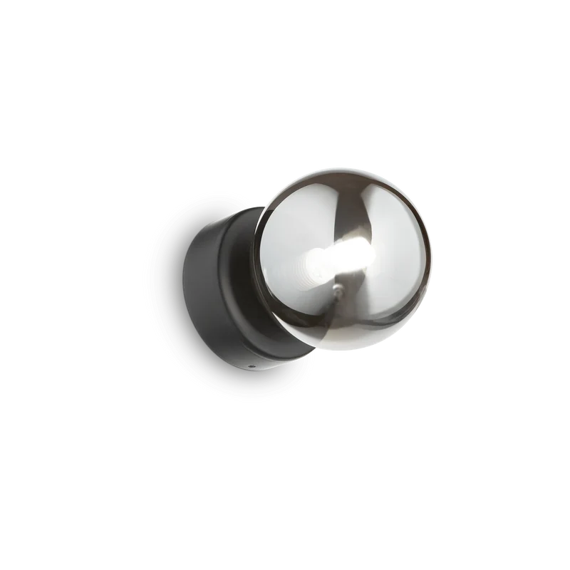 Lampe doré boule bouton laiton
