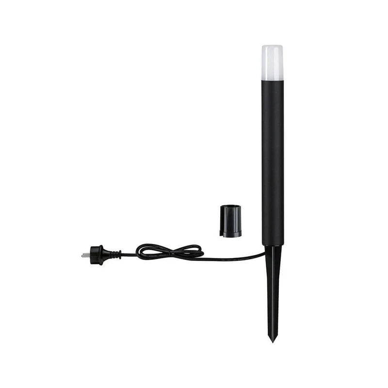 LED Pollerleuchte Flarea 40cm Schwarz Metall IP65