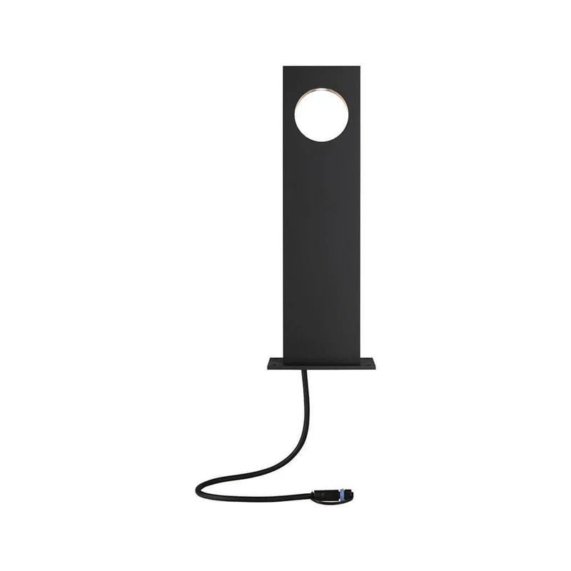 Plug & Shine LED Pollerleuchte Ivo IP65 Grau
