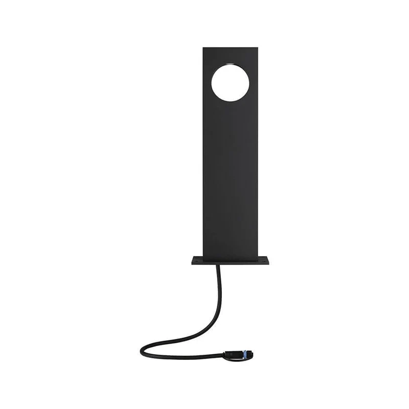 Plug & Shine LED Pollerleuchte Ivo IP65 Grau