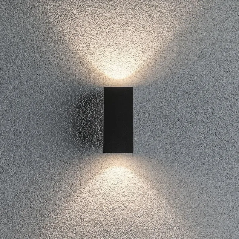 LED Außenwandleuchte Flame Anthrazit Metall