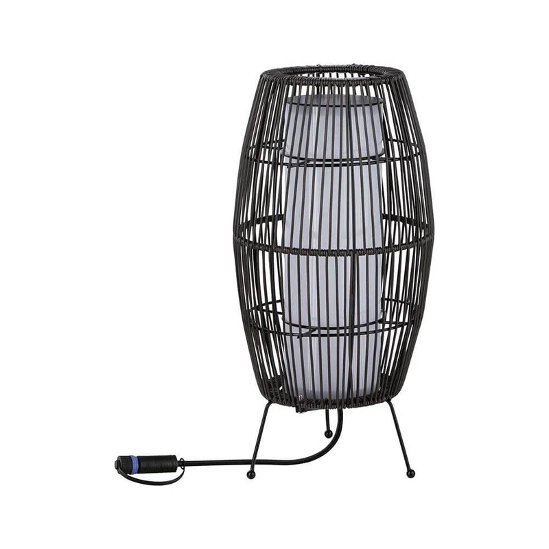 Plug & Shine LED Lichtobjekt Basket Rattan