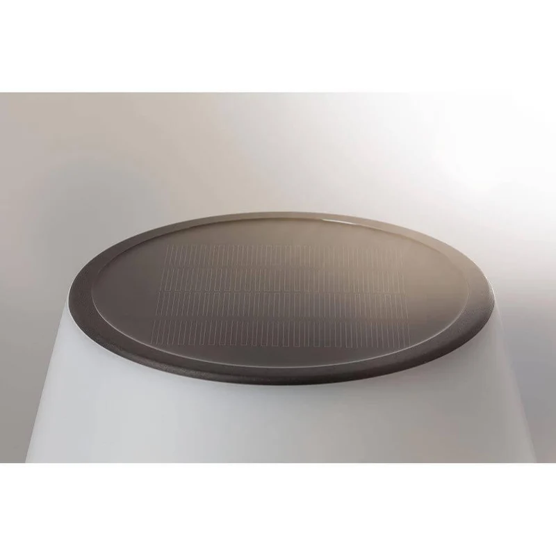 Solar LED Tischleuchte Lillesol Edelstahl mit Stufen-Dimmer