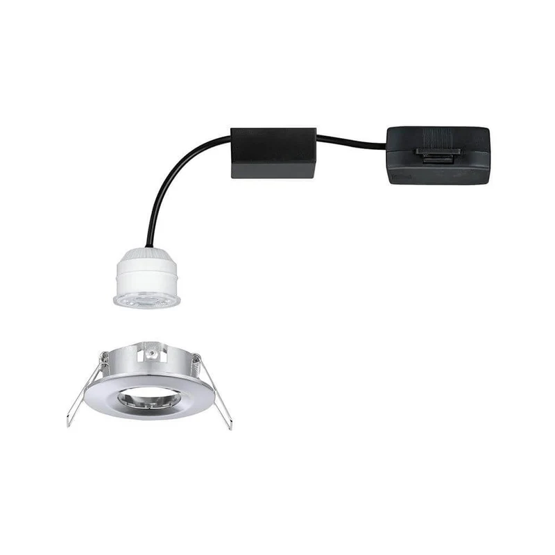 LED Einzelleuchte Nova Mini starr Rund 6,5cm Chrom