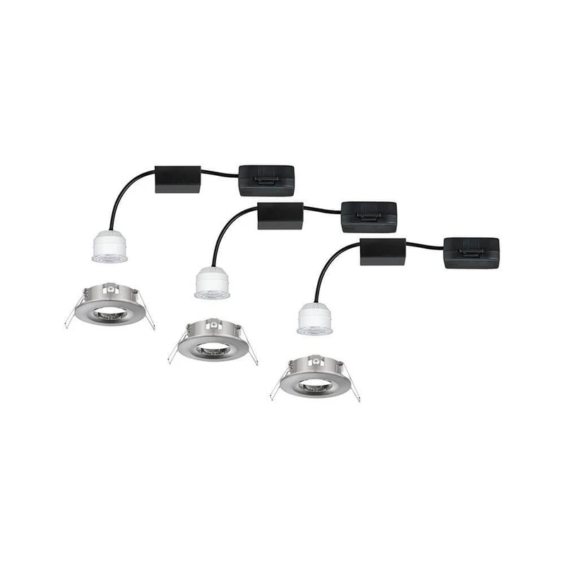 LED Einbauleuchte Nova Mini Basis-Set starr Rund 6,5cm