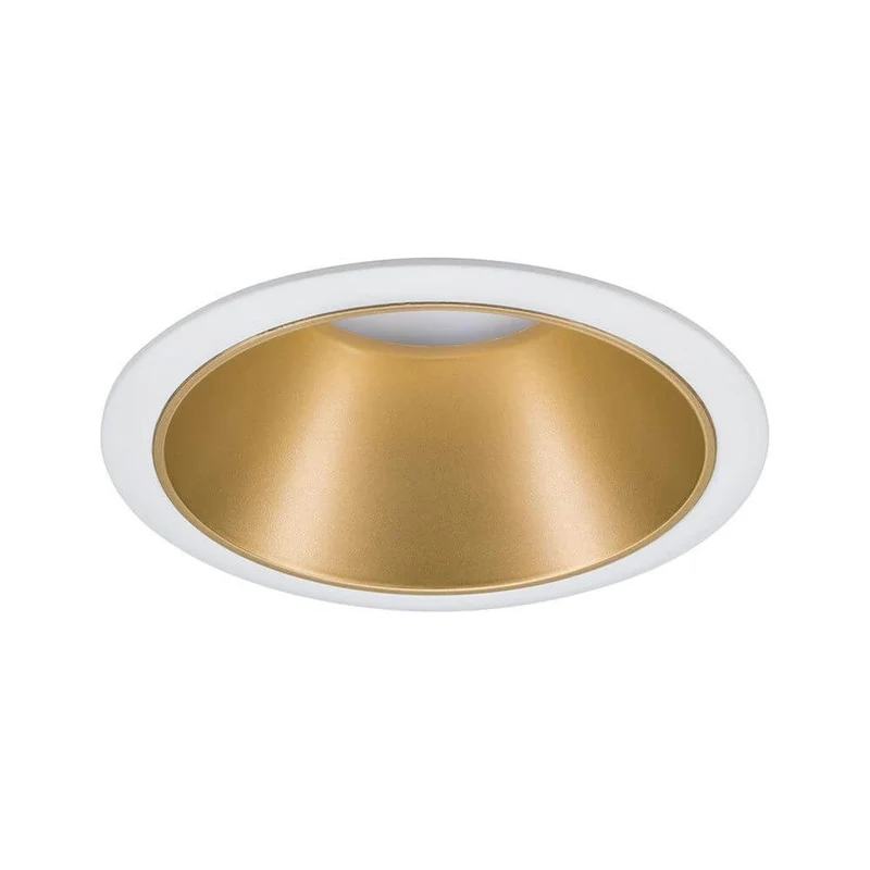 LED Einbauleuchte Cole LED Rund 8,8cm Weiß, Gold