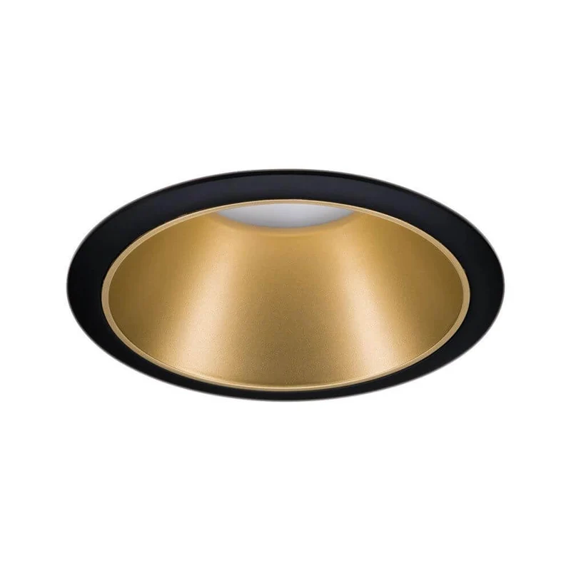 LED Einbauleuchte Cole Schwarz, Gold