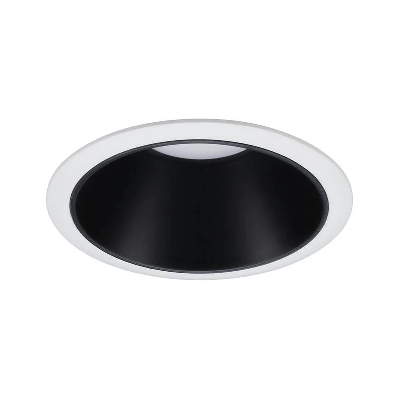 LED Einbauleuchte Cole LED Rund 8,8cm Weiß, Schwarz