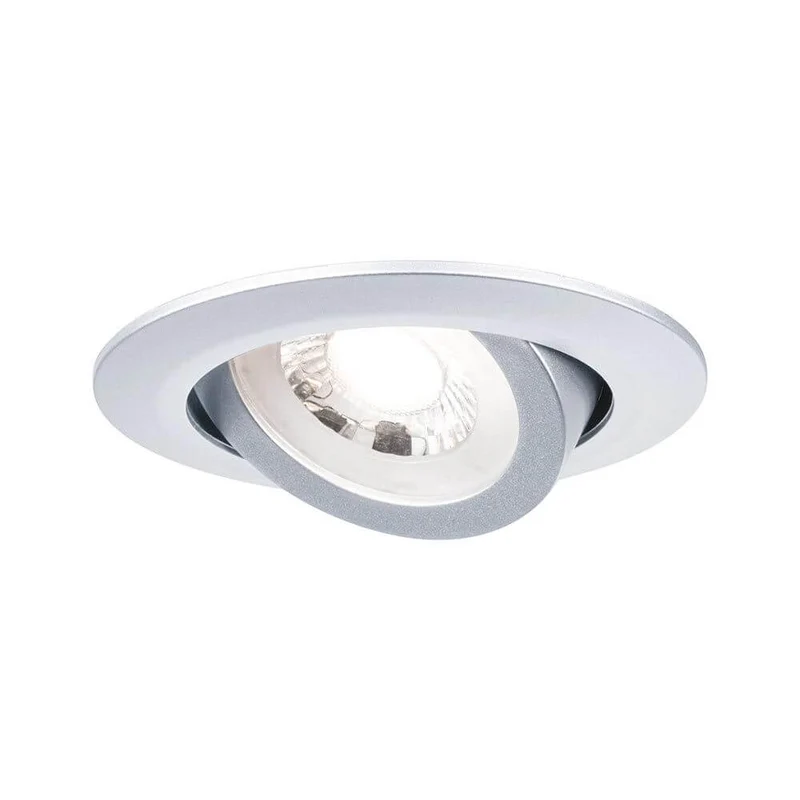 LED Einbauleuchte 3er-Set Stufen-Dimmbar Schwenkbar Chrom-Matt