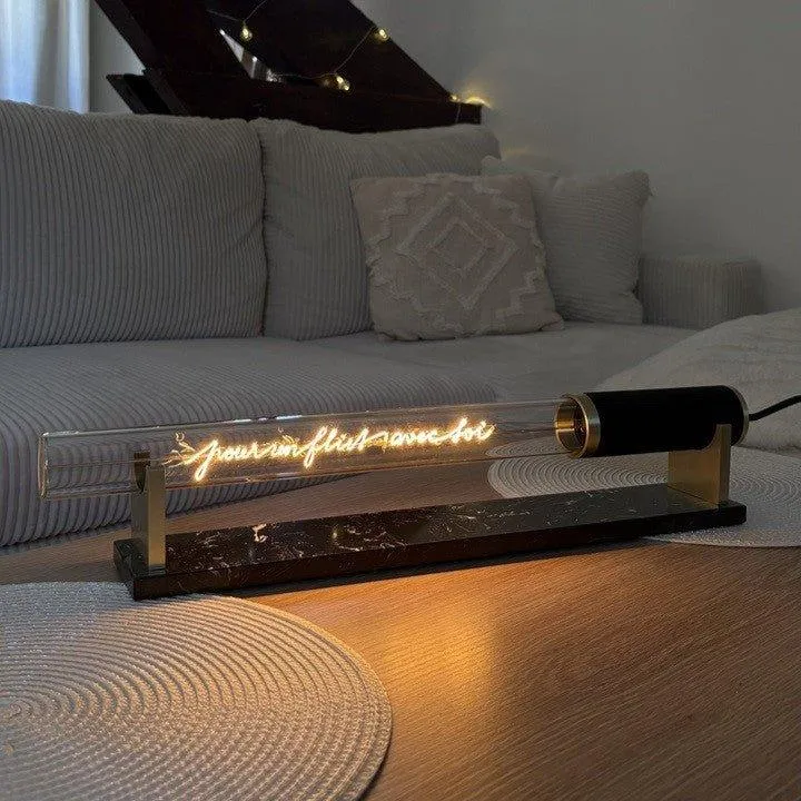 Ampoule décorative LED “Pour un flirt avec toi” – Message In The Tube