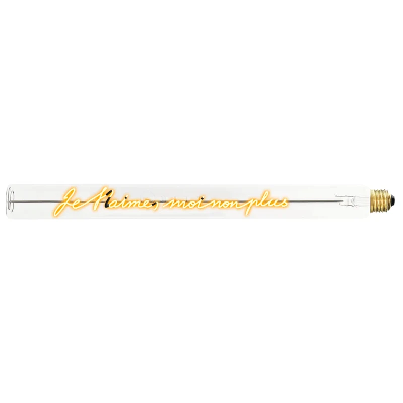 Ampoule décorative LED “Je t'aime moi non plus” – Message In The Tube